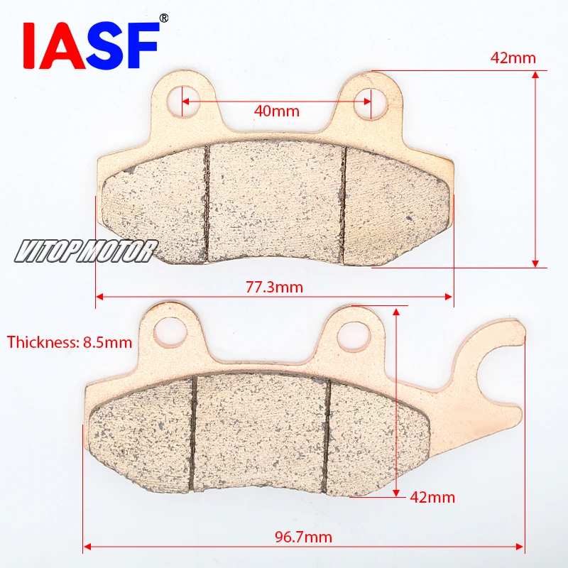 Fits for Kawasaki Z 250 Z250 Ninja 250 SL BX 250 EX 250 Ninja 250 R 250R EX 300 Ninja 300 400 2008-2017 Front or Rear Brake Pads