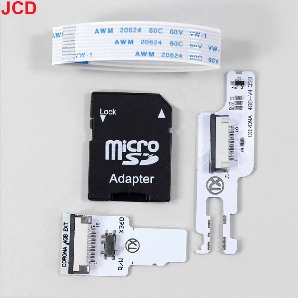 JCD 1set 4GB QSB V4 SD Host Card Reader For Xbox 360 TX Corona 4GB NAND RW KIT V4