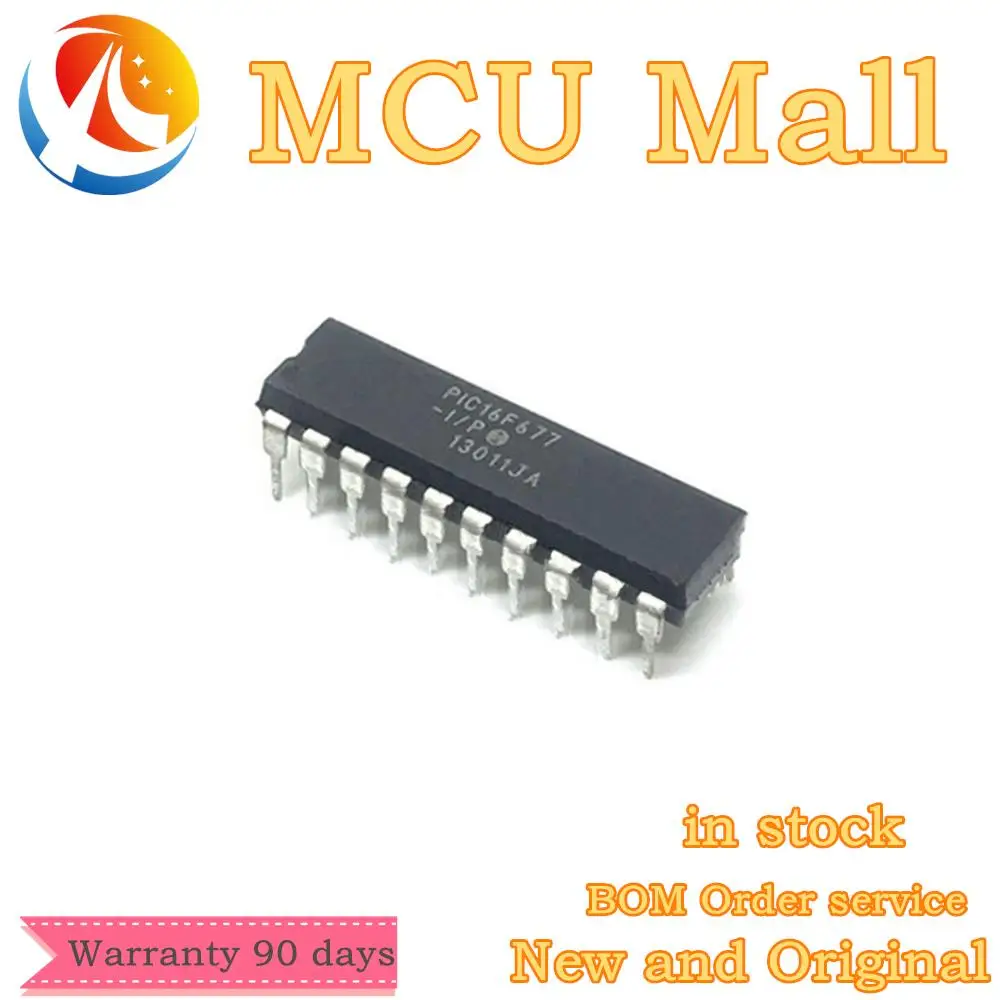 2PCS PIC16F677-I/P 16F677 PIC16F685-I/P 16F685 DIP20 PIC16F631-I/P 16F631 IC IN STOCK