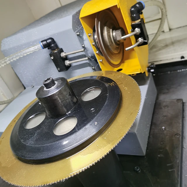 Manufacture BR-450 Semi-Automatic Gear HSS Saw Blade Grinding Machine with Engine and Motor Core Components
