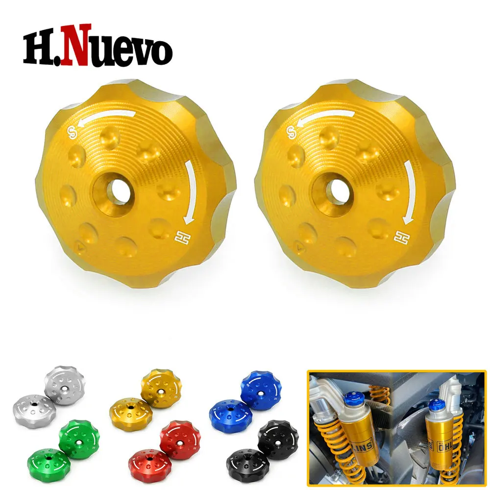 Motorcycle Accessories Universal For BMW HONDA YAMAHA Shock Absorber Damping Adjust Knob Cover Screw Rear Absorbers Suspensions - Image 3