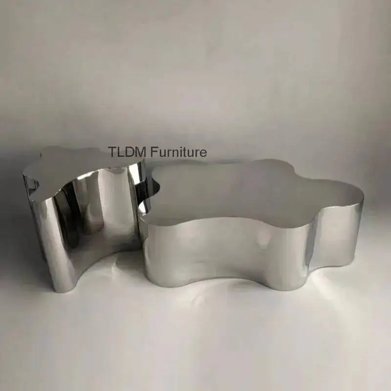 

Metal Luxury Coffee Table Decoration Living Room Designer Side Table Moving Standing Nordic Couchtisch Lounge Suite Furniture