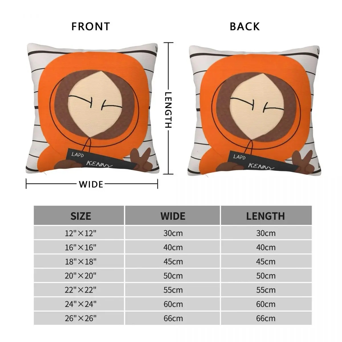 S-SOUTHPARKS غطاء وسادة مربع كيس وسادة غطاء الوسادة موردن المطبوعة سادات ل أريكة غرفة نوم ديكور المنزل