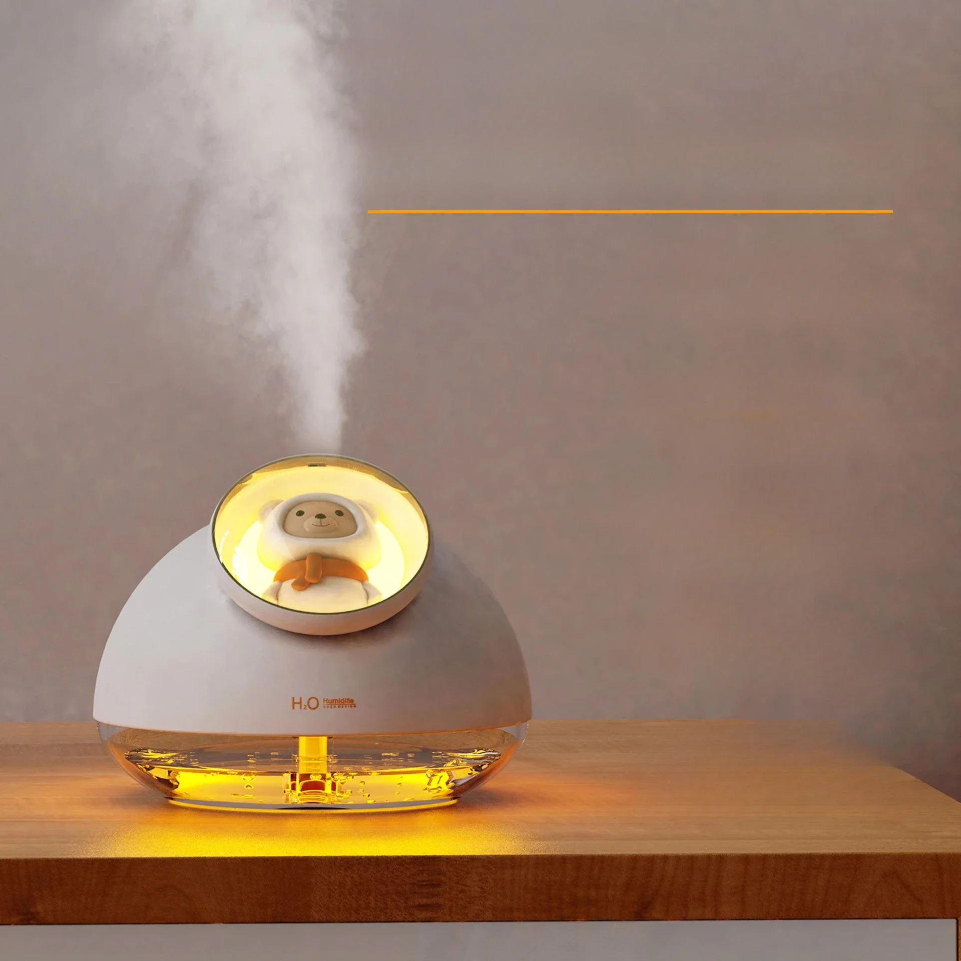 Mijia Hoge Kwaliteit Usb Aromatherapie Essentiële Diffuser Nano Mist Kantoor Huis Luchtbevochtiger Mini Met Kleurrijke Sfeer Licht