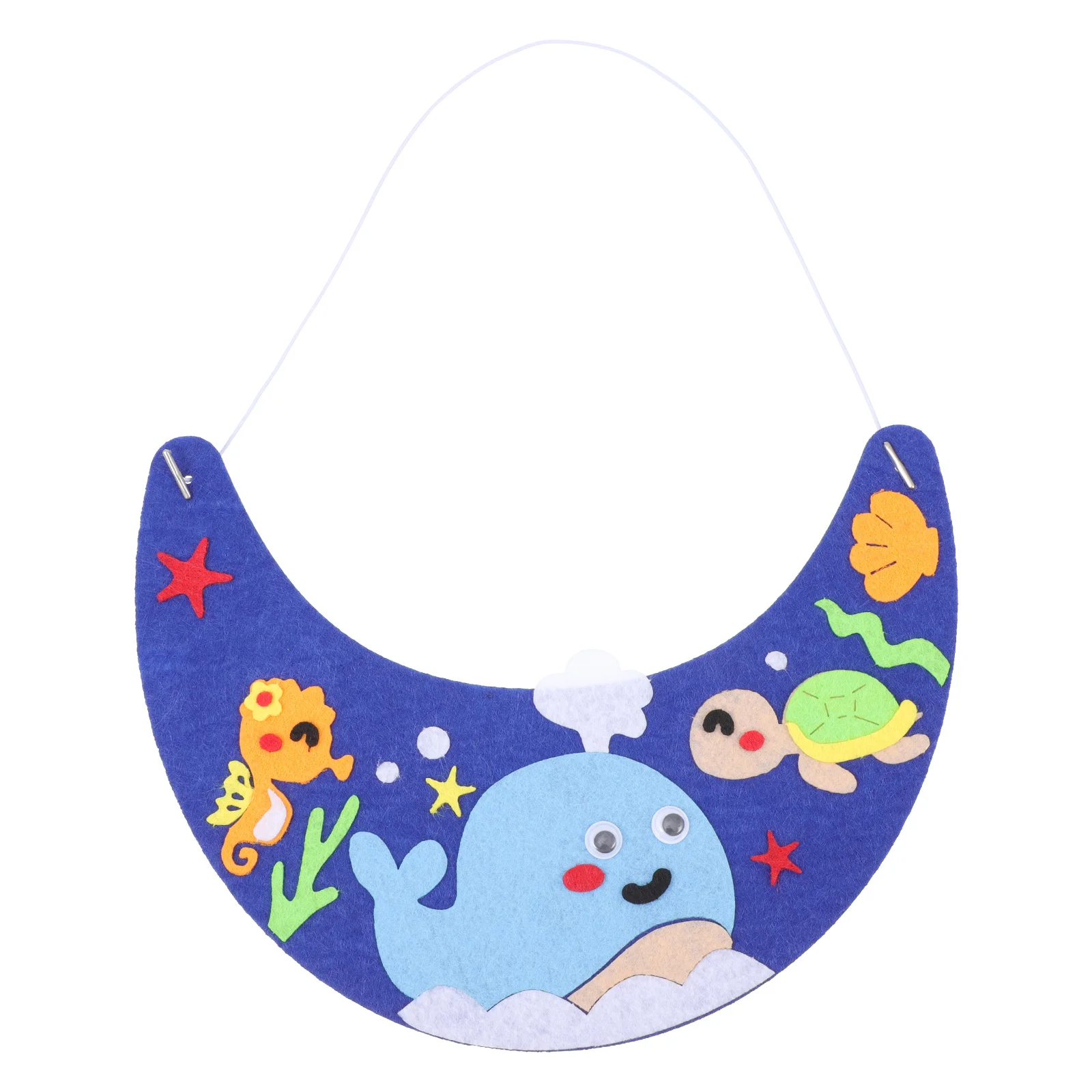 

3Sets Kids Non-Woven Sunbonnet Craft Kit DIY Sun Hats Arts Materials Non-Woven Sunbonnet Crafts Kit