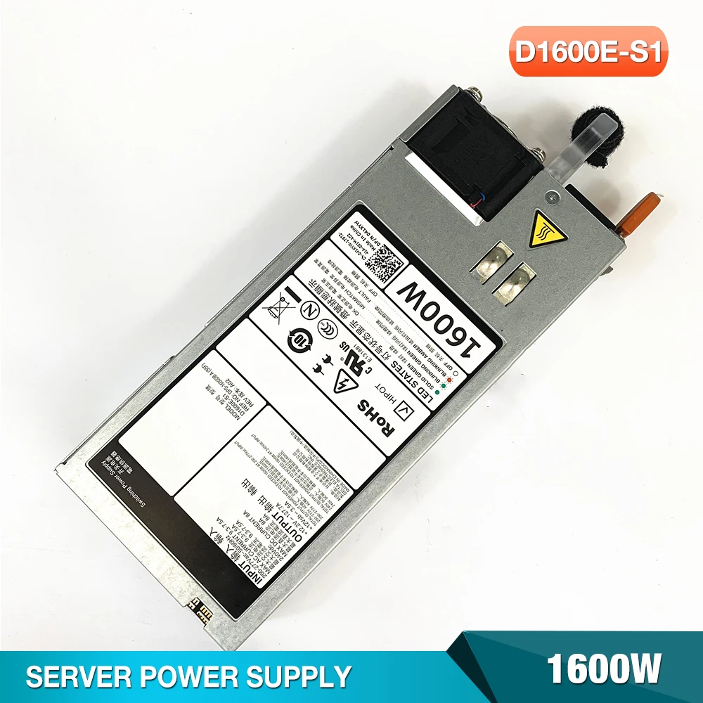 D1600E-S1 For Dell  Server Power Supply 041XYW 41XYW 1600W Fully Tested