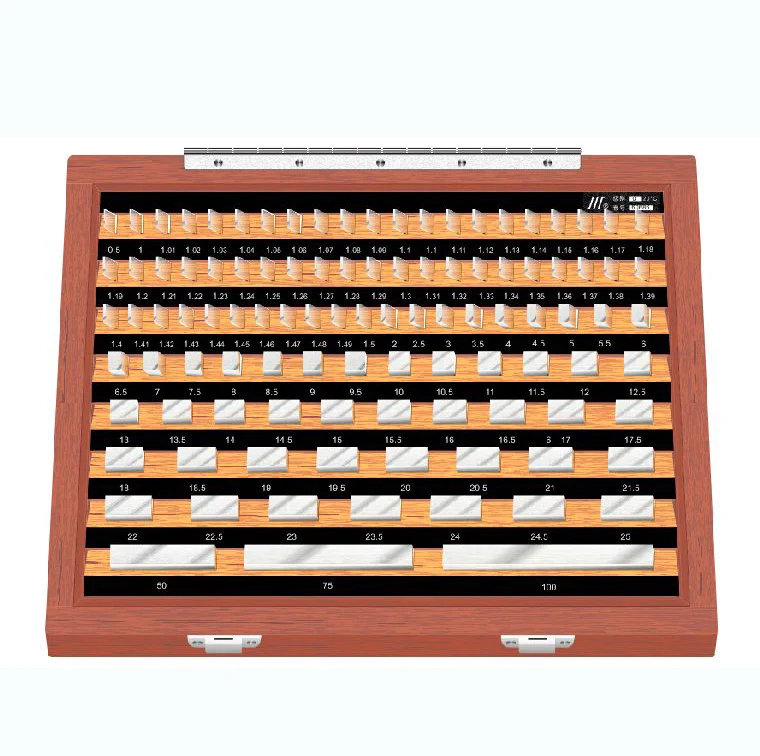 Micrometer electronic strain gauge, precision 18.35, vernier height inclinometer, 103 pieces per set, gauge block set