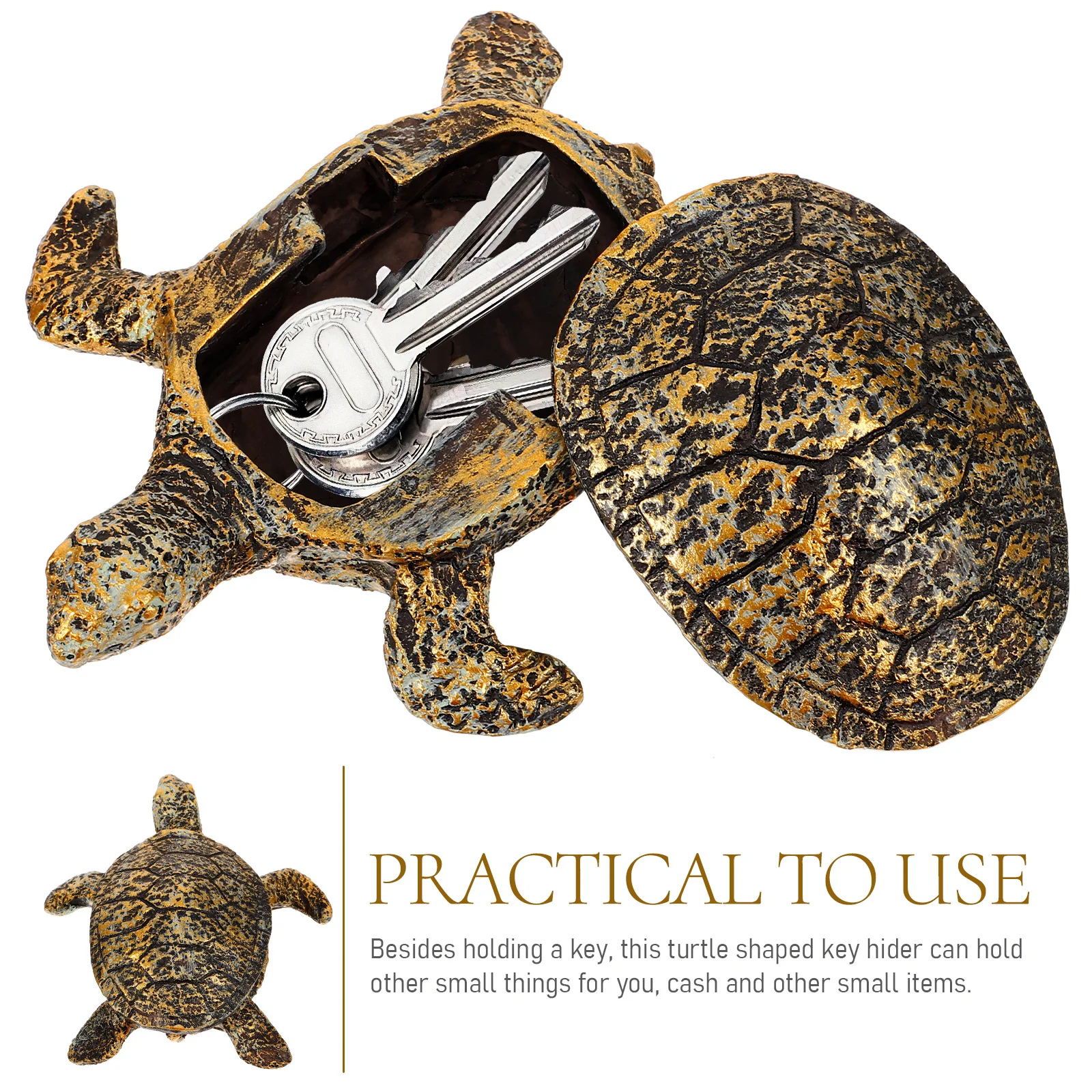 

hide key holder for outside key hider garden key hider turtle key holder spare keys storage case outdoor key hider