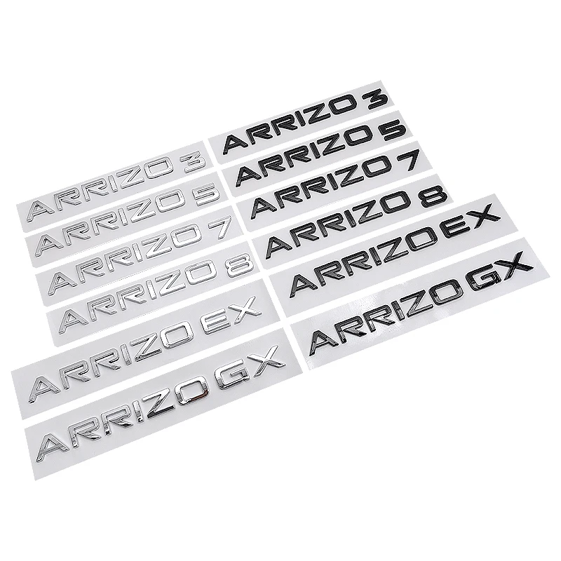 1PC ABS for CHERY Arrize ARRIZO 3 5 7 8 EX GX 2005-2025 Car Logo Rear Trunk Emblem Badge Body Side Stickers Auto Accessories