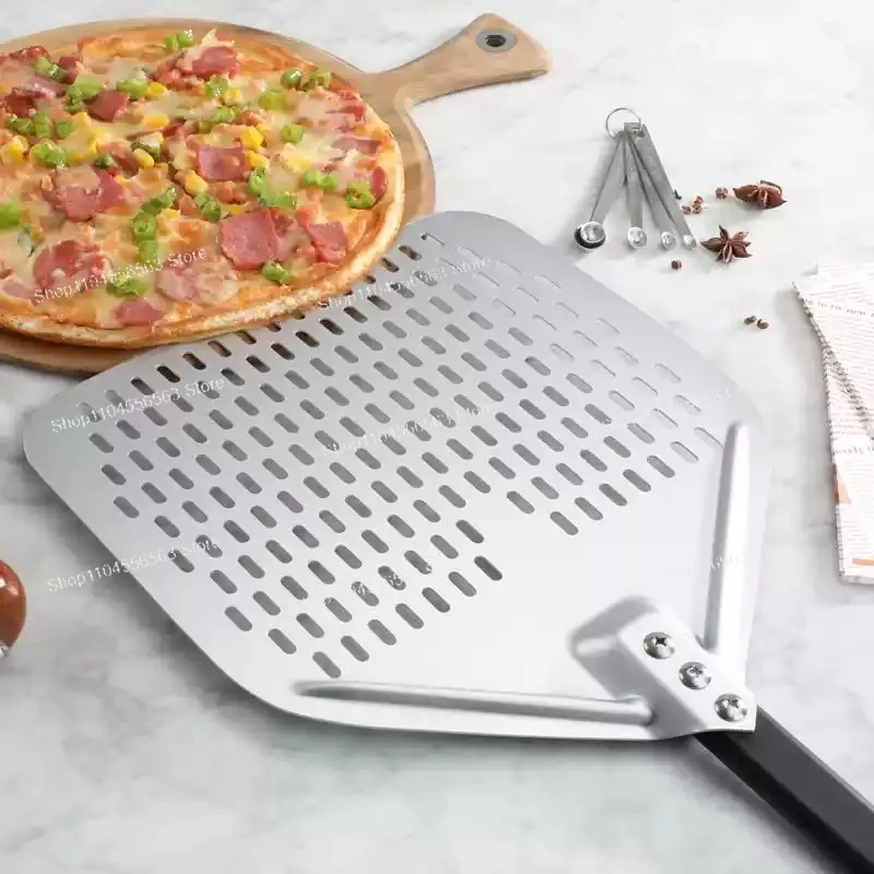 12 14 inch Pizza Shovel Peel Big long Aluminum With Long Handle Pastry Tools Peels Shovel Peel Paddle Pizza Cake Baking Tools