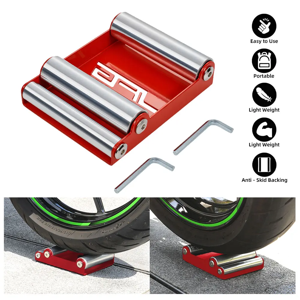 AliExpress JFGRACING Motorcycles Universal Tire Cleaning Stand Tyre Wash Bracket Portable Durable For KTM Suzuki Surron Electric Dirt Bike E-bikes