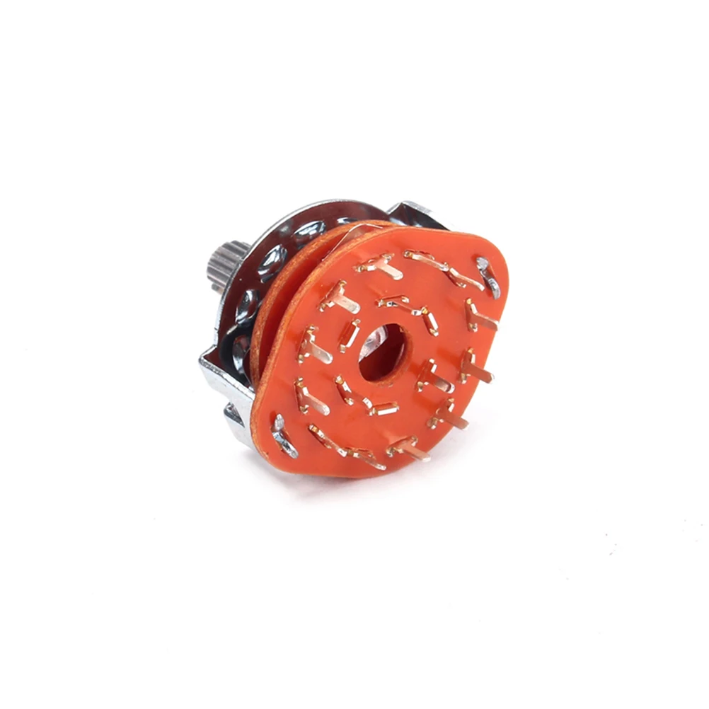 

3 Pole 4 Position Rotary Potentiometer Switch Plastic Metal Easy Turn Selector for Guitar Amp Audio Radio Industrial Use