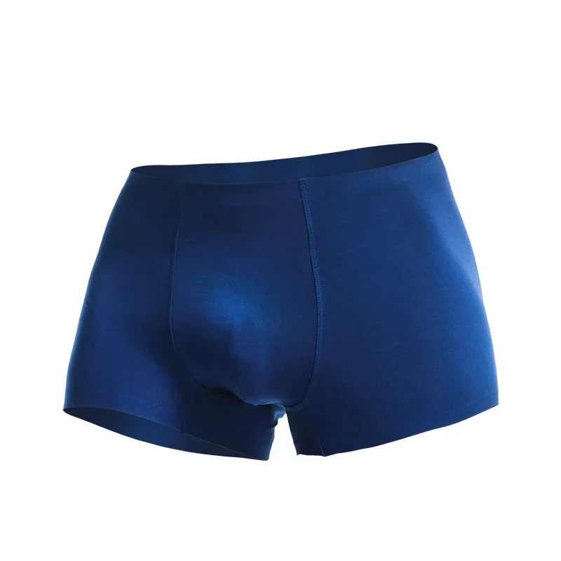 Herrenunterwäsche Herren-Boxershorts Modal Nahtlos Hodensack-Unterstützung Atmungsaktive Antibakterielle Sporthose Große Größen Boxershorts