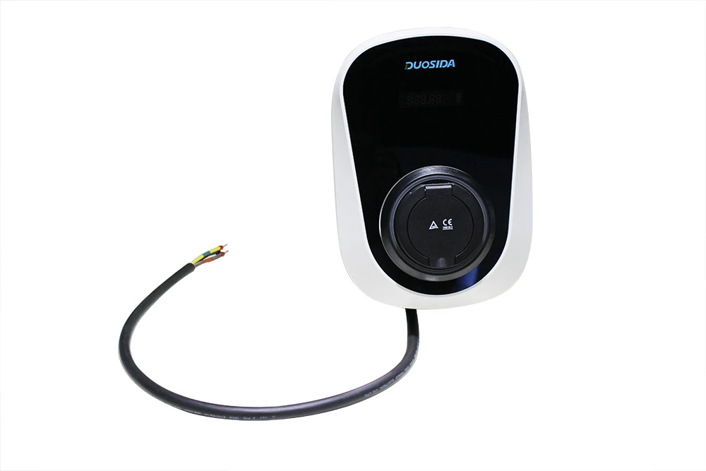 Nieuw Product DUOSIDA-Type-2-charger-with-shutter-socket Type 2 T 2S Wallbox Voor Frankrijk