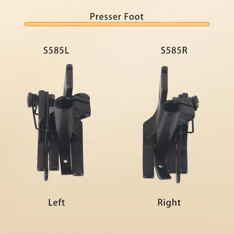 

Прогулочная ножка с направляющей для кромок # S585 Для Seiko 8B,Juki 1341,Mitsubishi 6860,GC0618-1,B837,ZJ0628,DNU-1541,LU-562,563,1508,JK-6658