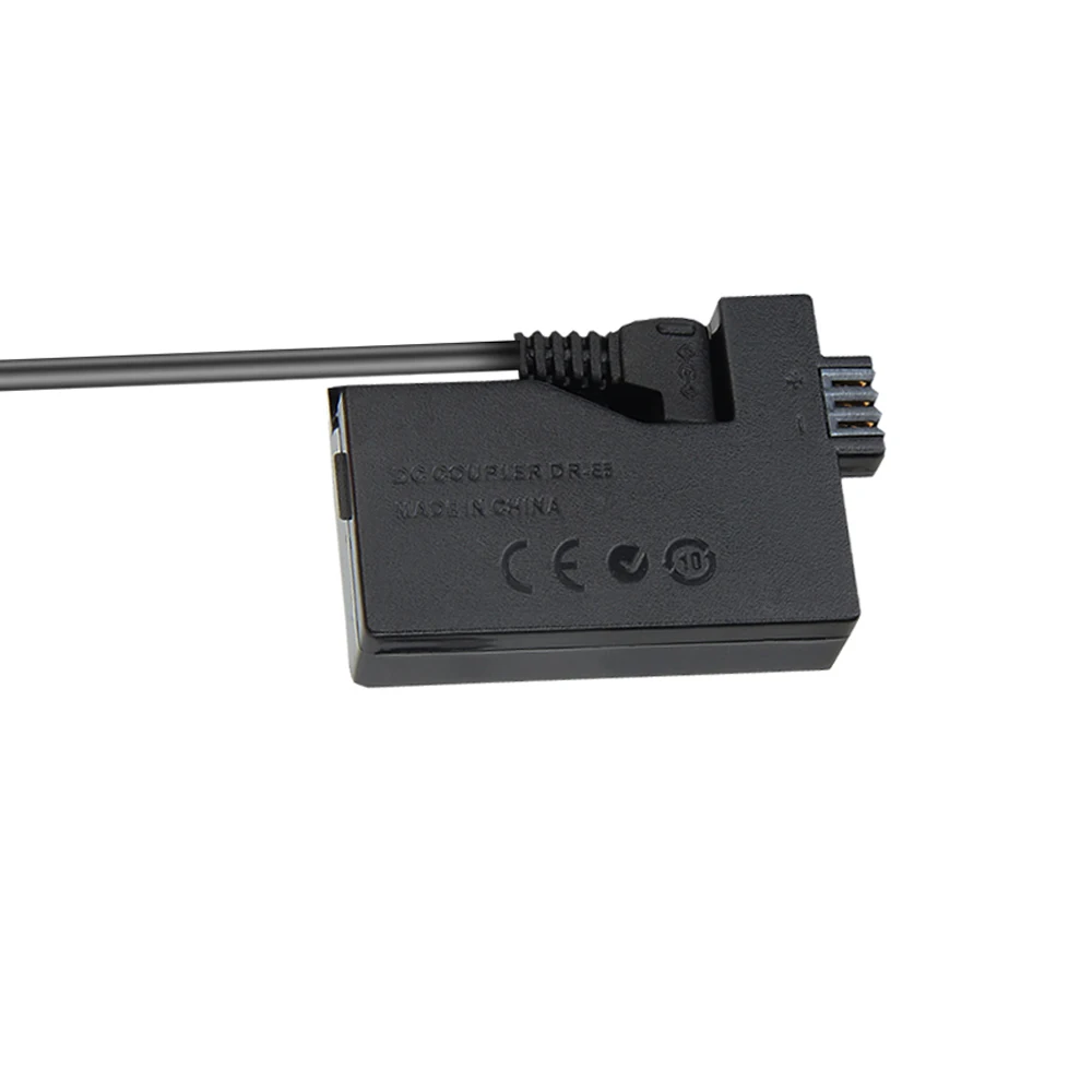 ACK-E5 شاحن الطاقة المحمول USB-C كابل LP-E5 الدمية البطارية DR-E5 تيار مستمر مقرنة لكانون EOS 450D 500D 1000D XS XSi T1i