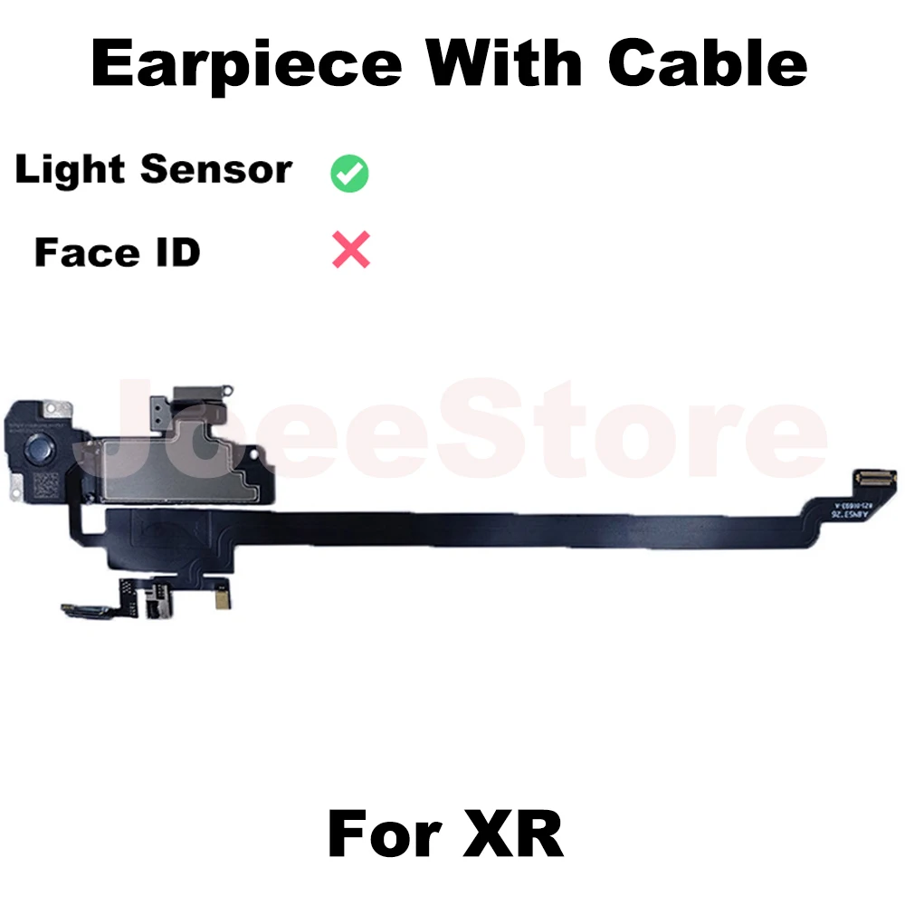 Earpiece With Proximity Light Sensor Flex Cable For iPhone X XS XR 12 11 Pro Max Mini Ear Speaker Sound Flex Replacement Parts