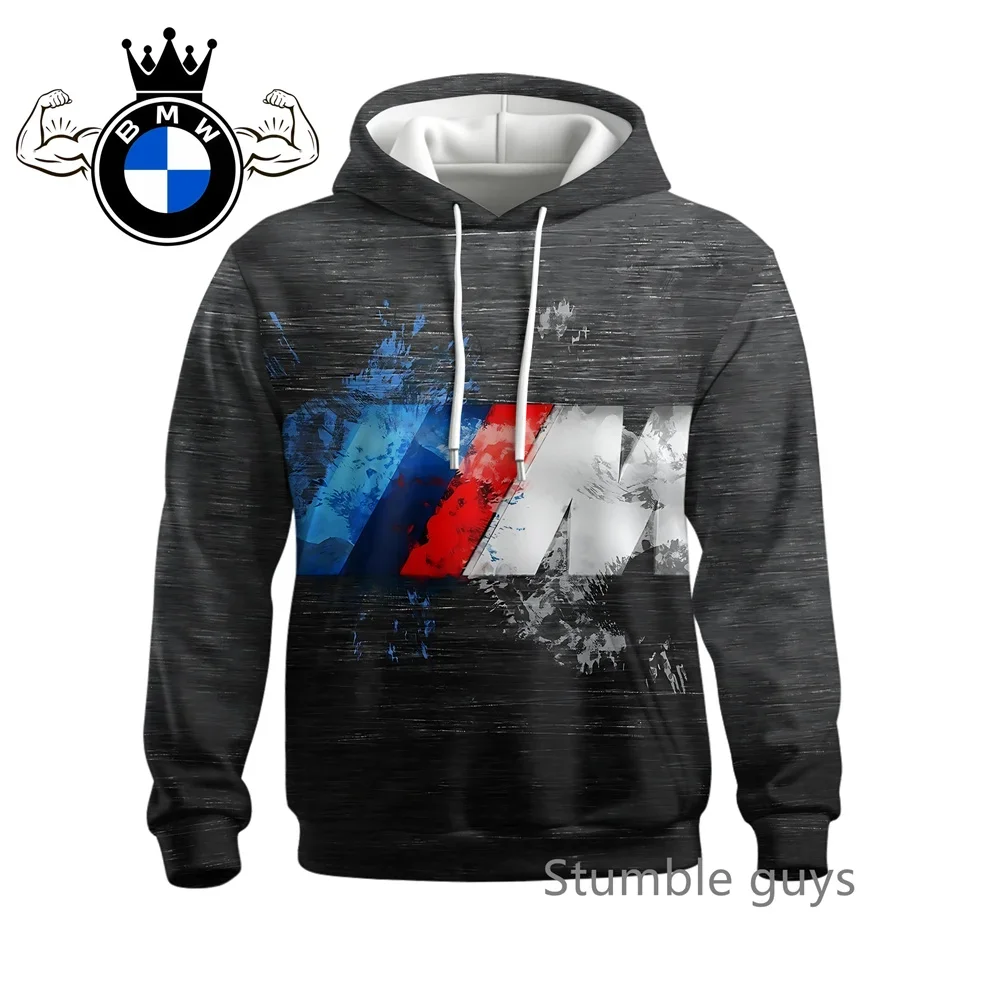 Sudadera con capucha BMW de otoño para hombre, chaqueta, abrigo, manga larga, moda deportiva, motocicleta, carreras, M Power Car, marca elegante