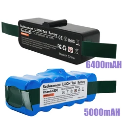 Dla iRobot Roomba 500 6400mAh 14.4V 5000mAh bateria Roomba 600 700 800 seria odkurzacz iRobot roomba 620 650 770 780 580