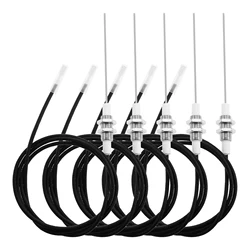 4Pcs Spark Igniter with M10 Threaded Universal Ceramic Electrode Ignition Plug Wire 36inch Fit for Gas Fireplace Oven Heater BBQ