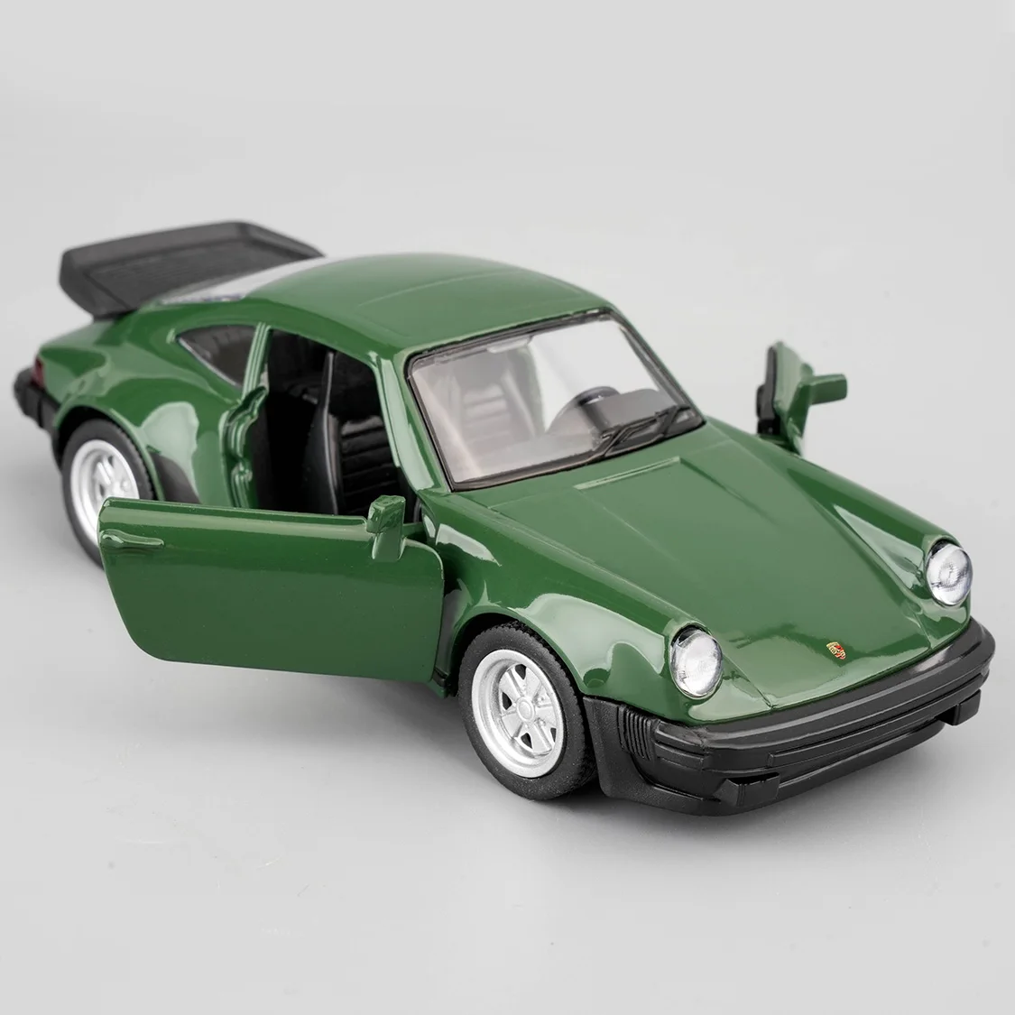 RMZ CITY 1/36 échelle Porsche 911 Trubo 1978 modèles de voiture moulés sous pression, véhicules rétractables en alliage de zinc Porsche 911 voiture jouet, voitures cadeaux pour garçons filles (vert)