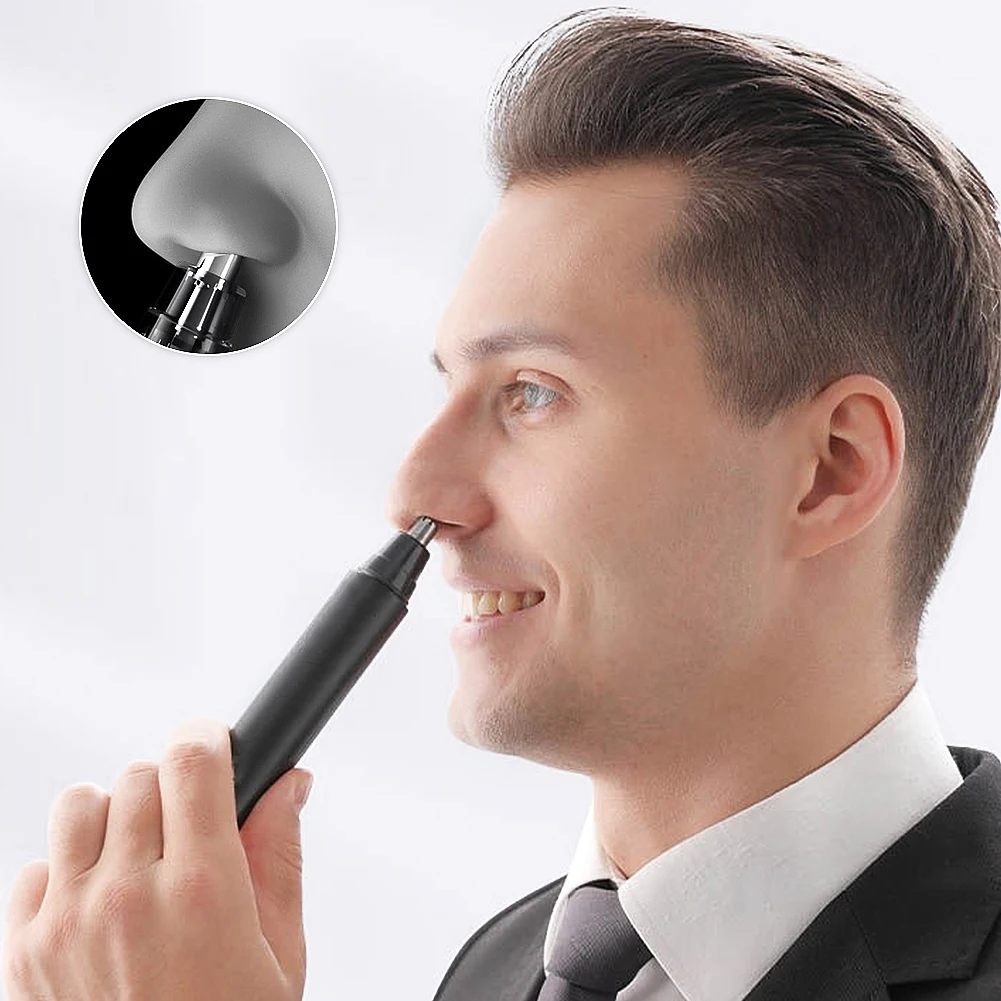 الكهربائية المتقلب ل الأنف الشعر و اللحية إزالة المقص الحلاقة ماكينة حلاقة التشذيب نزع الشعر الأنظف عالية الجودة صديقة للبيئة