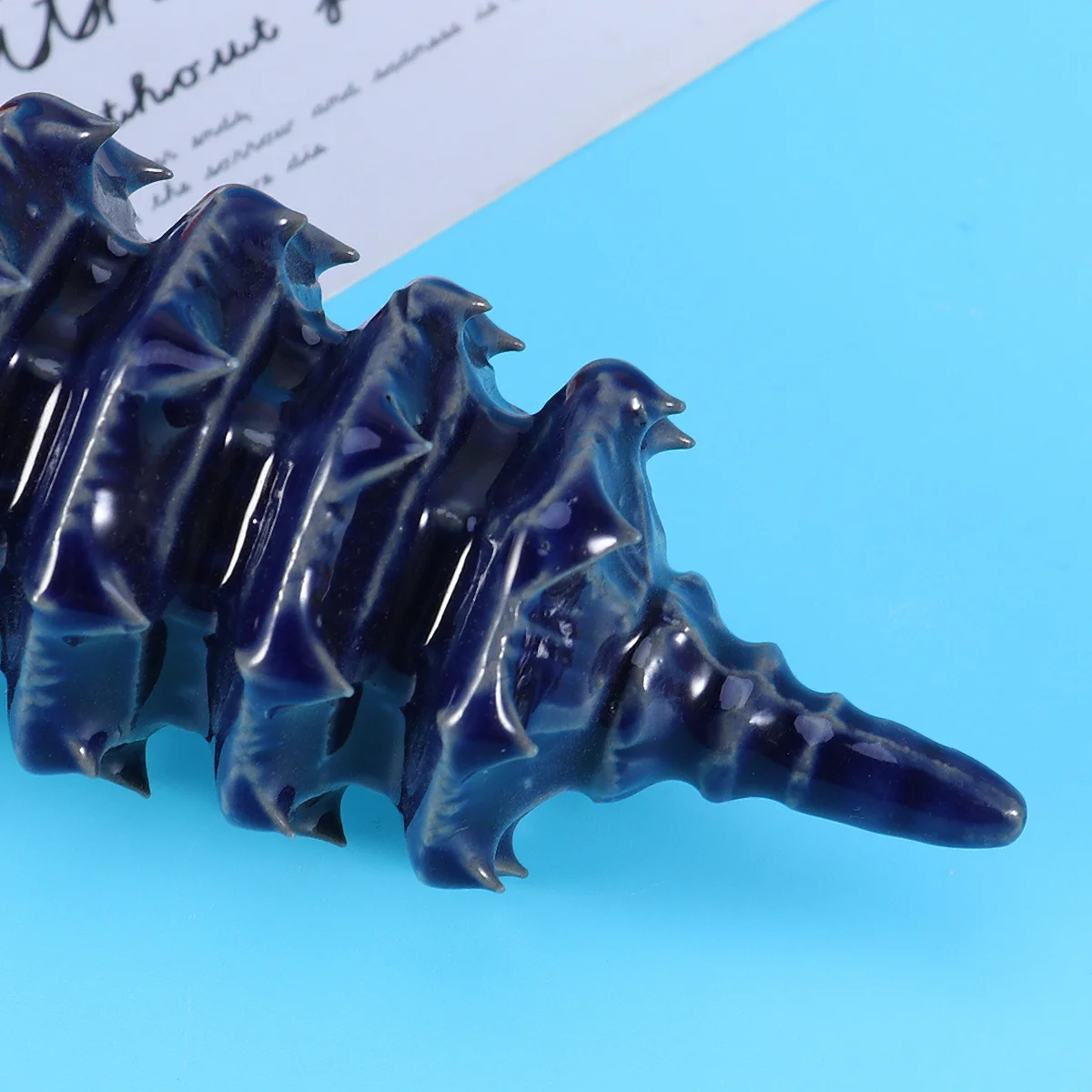 

Ceramics 3inch Hexagonal Pagoda Decor Landscaping Ornament for Fish Tank Aquarium Fish Tank Tower Aquarium Ceramics Tower