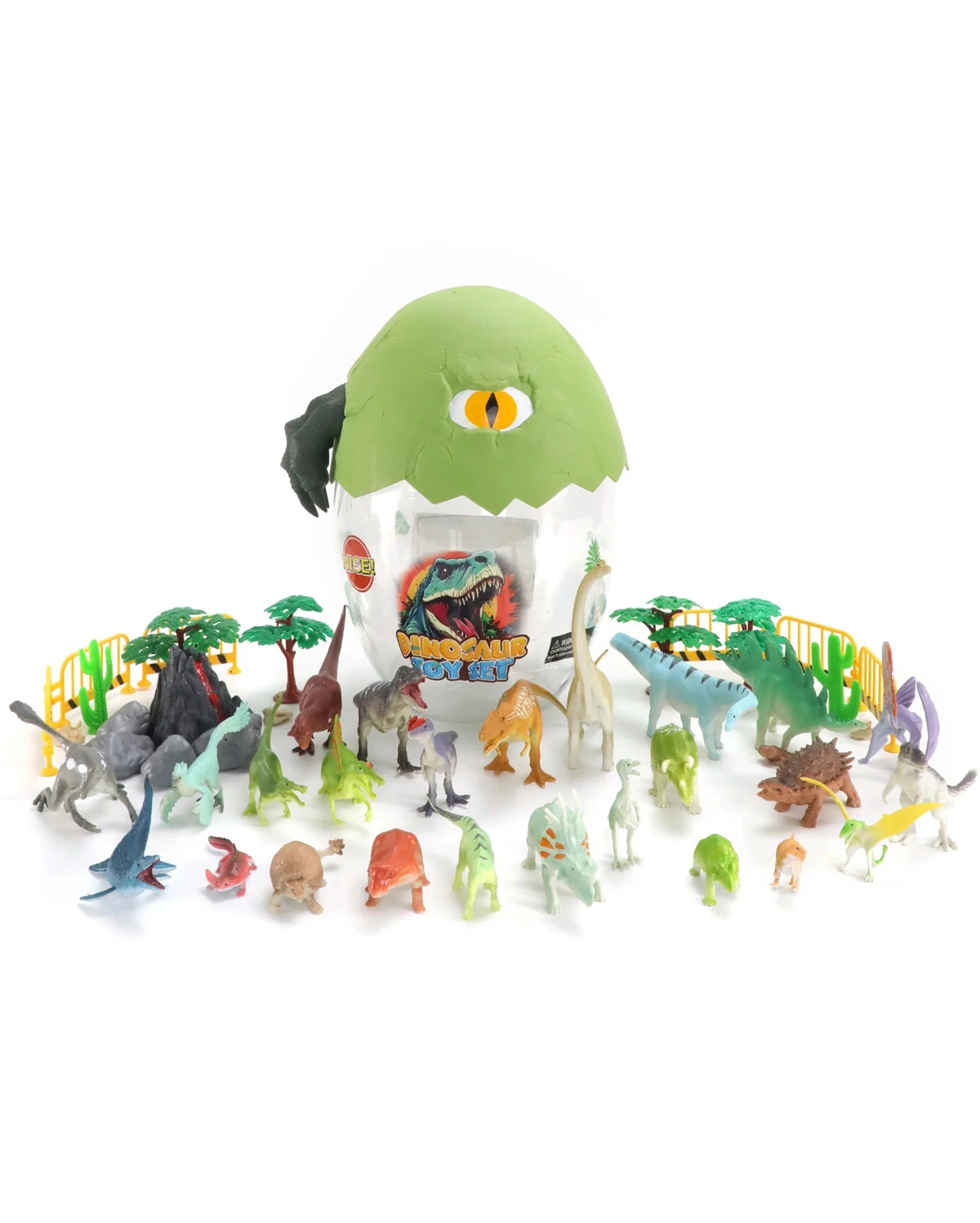 RECUR 슈퍼 에그 선사 시대 공룡 모델 동물 피규어 컬렉션 장면 장식 성인 어린이 생일 선물 장난감