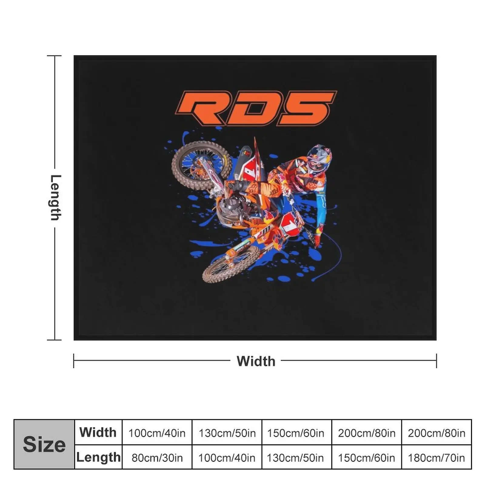 Ryan Dungey RD5 Motocross and Supercross Champion Gift Design Throw Blanket decorative Decoratives Bed covers Blankets