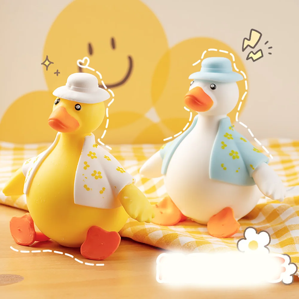 1pc Cute Dress Up Duck Soft Pinch Relieve Daily Stress and Tension Decompression Fidget Children Daily Relaxation Gift Cute Toy.