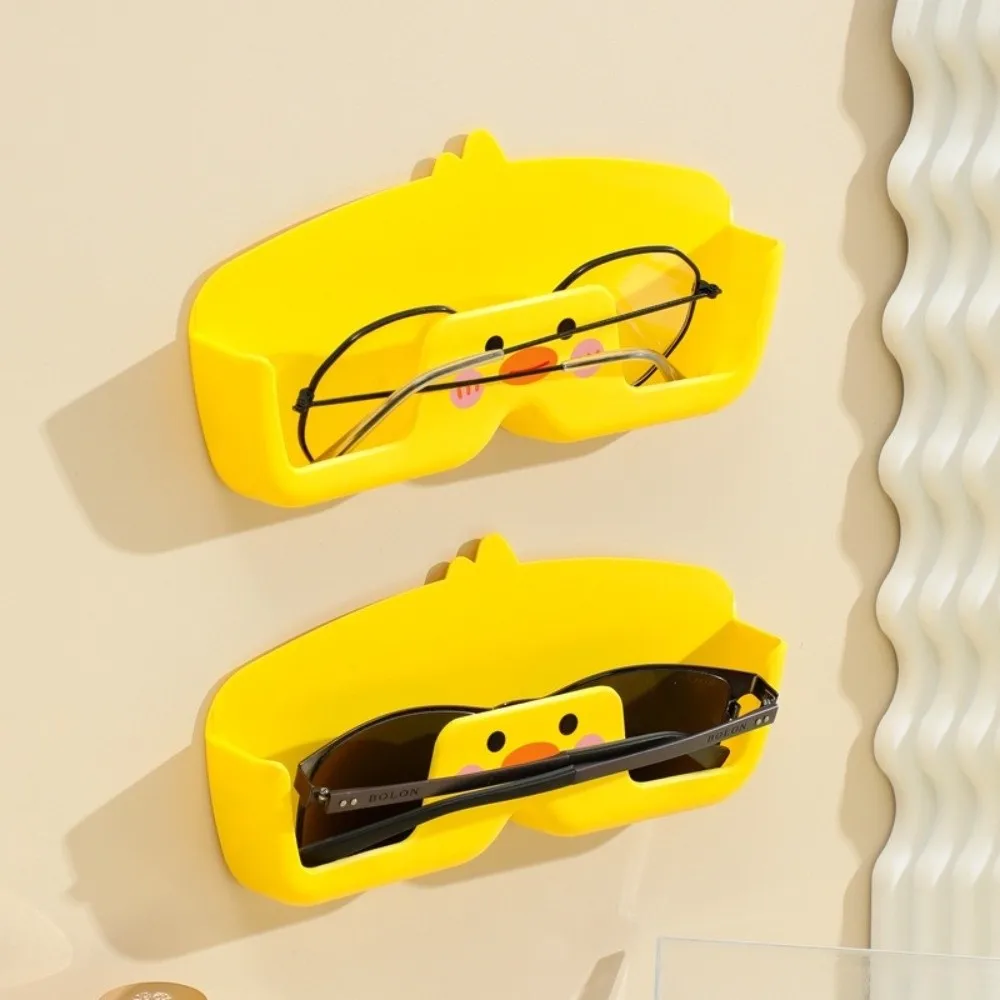 Cartoon Sunglasses Display Holder Wall Mounted Punch-free Eyewear Storage Box Home Tidying Wardrobe Decoration