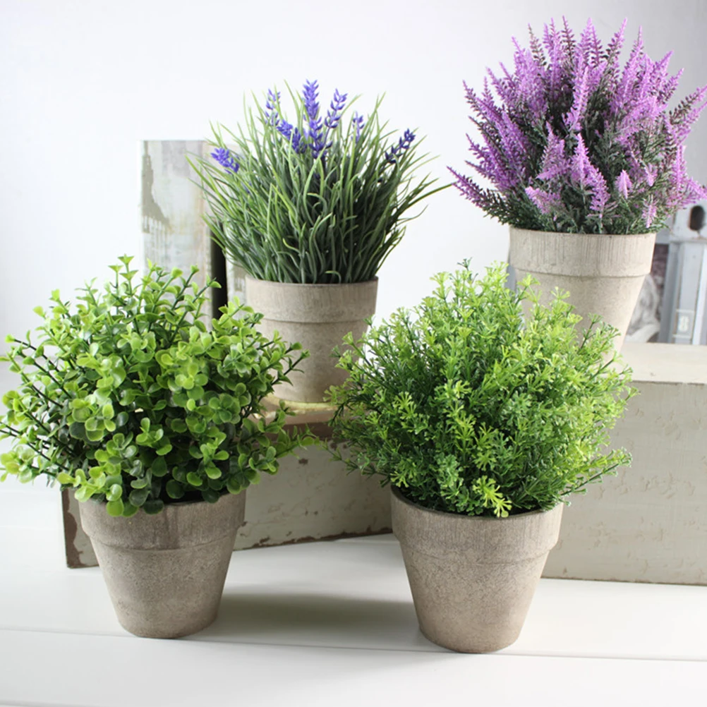 

2pcs Artificial Plant Pvc Paper Pulp Decor For Home Resort Lifelike Design Easy Maintenance No Water Needed (Orchid