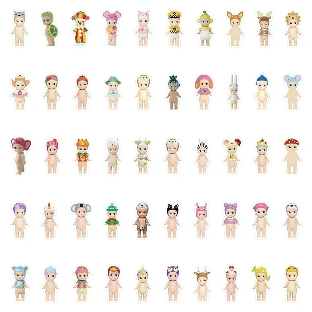 60pcs Sonny Angle Dolls Stickers DIY Luggage Laptop Cup Skateboard Decoration Waterproof Pegatina Toys for Children Cute Gift