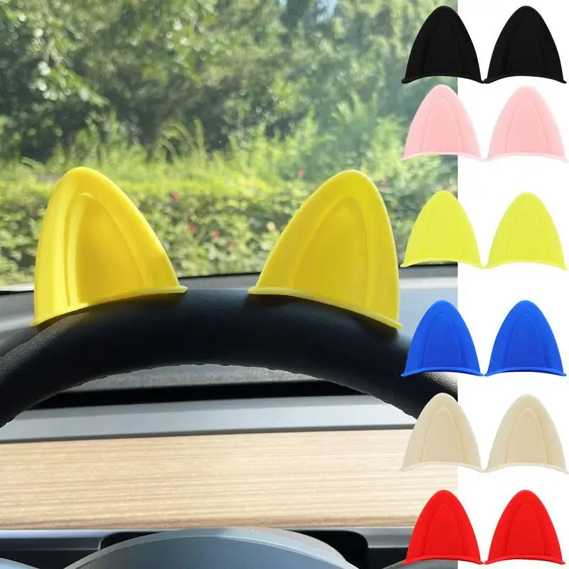 

Steering Wheel Sticker 2PCS Car Steering Wheel Sticker Funny Car Steering Wheel Sticker Ornaments Car Styling Interior Tools