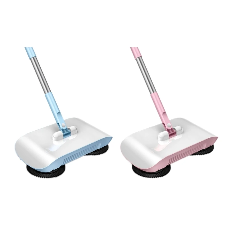 

Manual Floor Sweeper, Portable Cleaning Tool, 2 in 1 Broom And Mop Hand Push