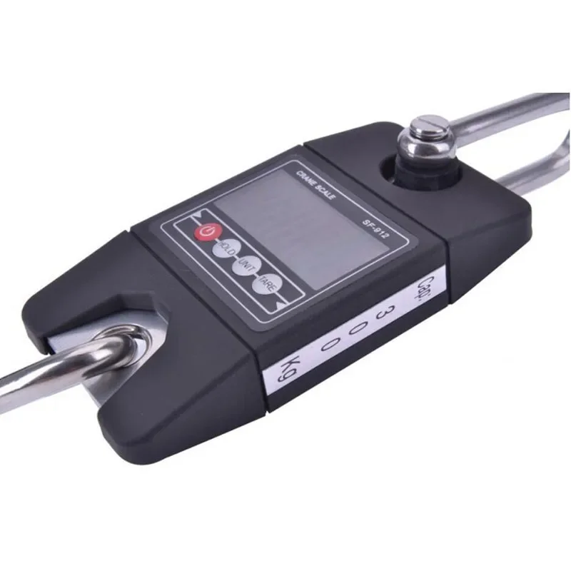SF-912 Mini LCD Digital Hanging Scale 300KG/0.1KG 300KG/100g Industrial Crane Scale Heavy Duty Hook Scales for Home Farm SF912