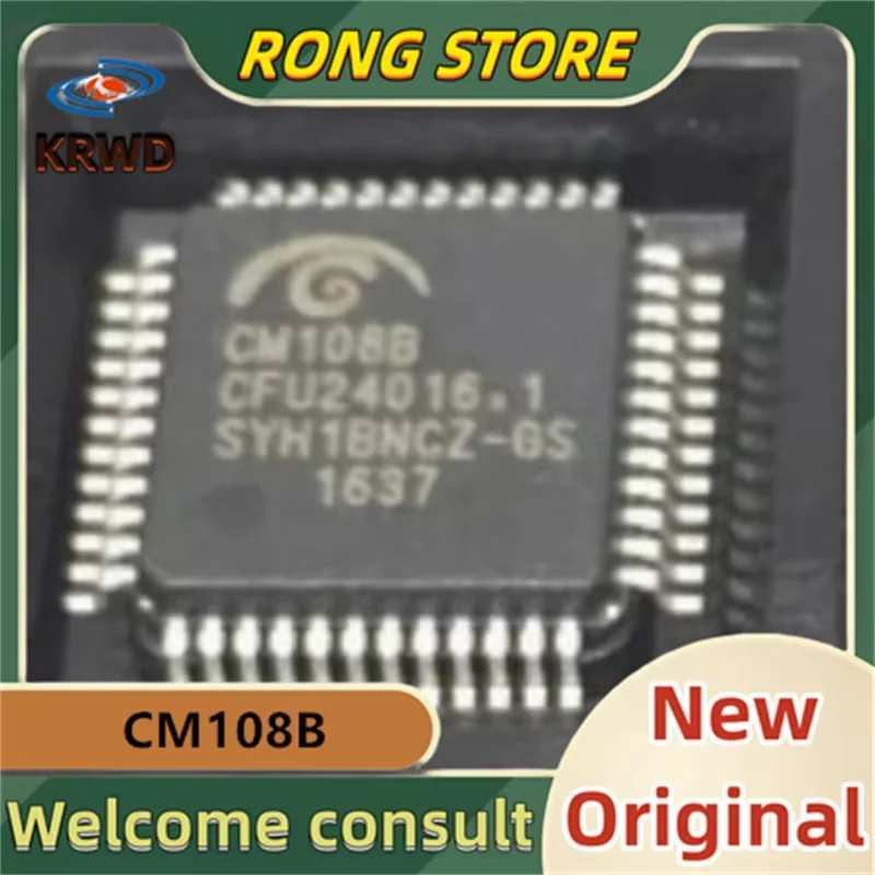 (5PCS)  New and Original Chip IC CM108B CM108 LQFP48