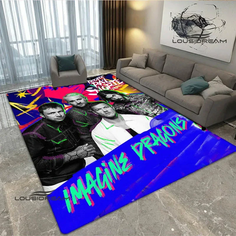 Rock Band Imagine Dragons carpet living room bedroom carpet non-slip carpets photography props bedroom decor birthday gift