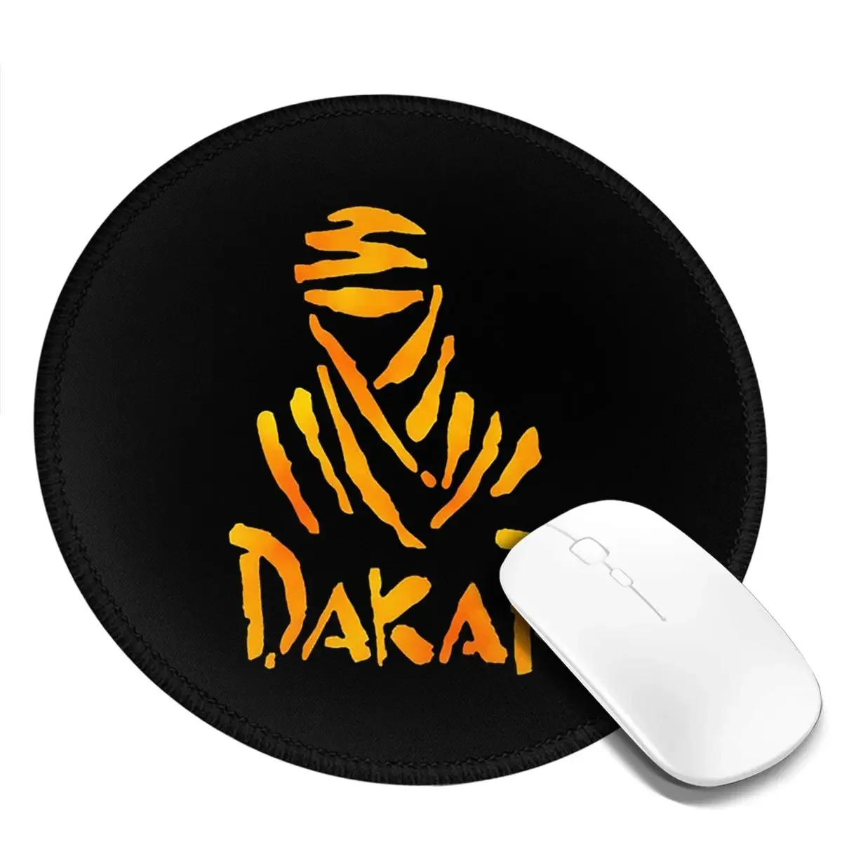 Dakar Rally Motorcycle Round Mouse Pad Computer Keyboard Mouse Mat Gamer PC Desk Mat Office Table Mats
