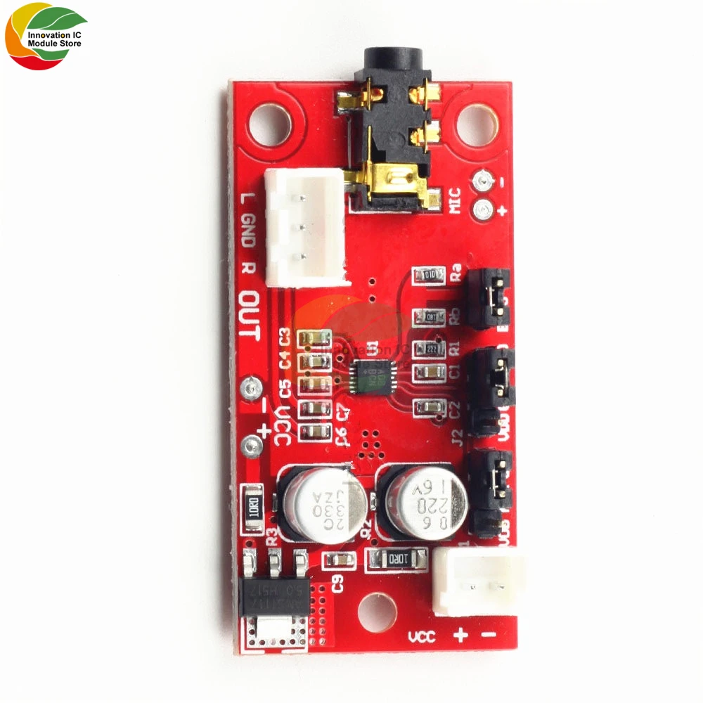 Ziqqucu DC 3V-12V MAX9814 Electret Microphone Amplifier Board with AGC Function + Cables