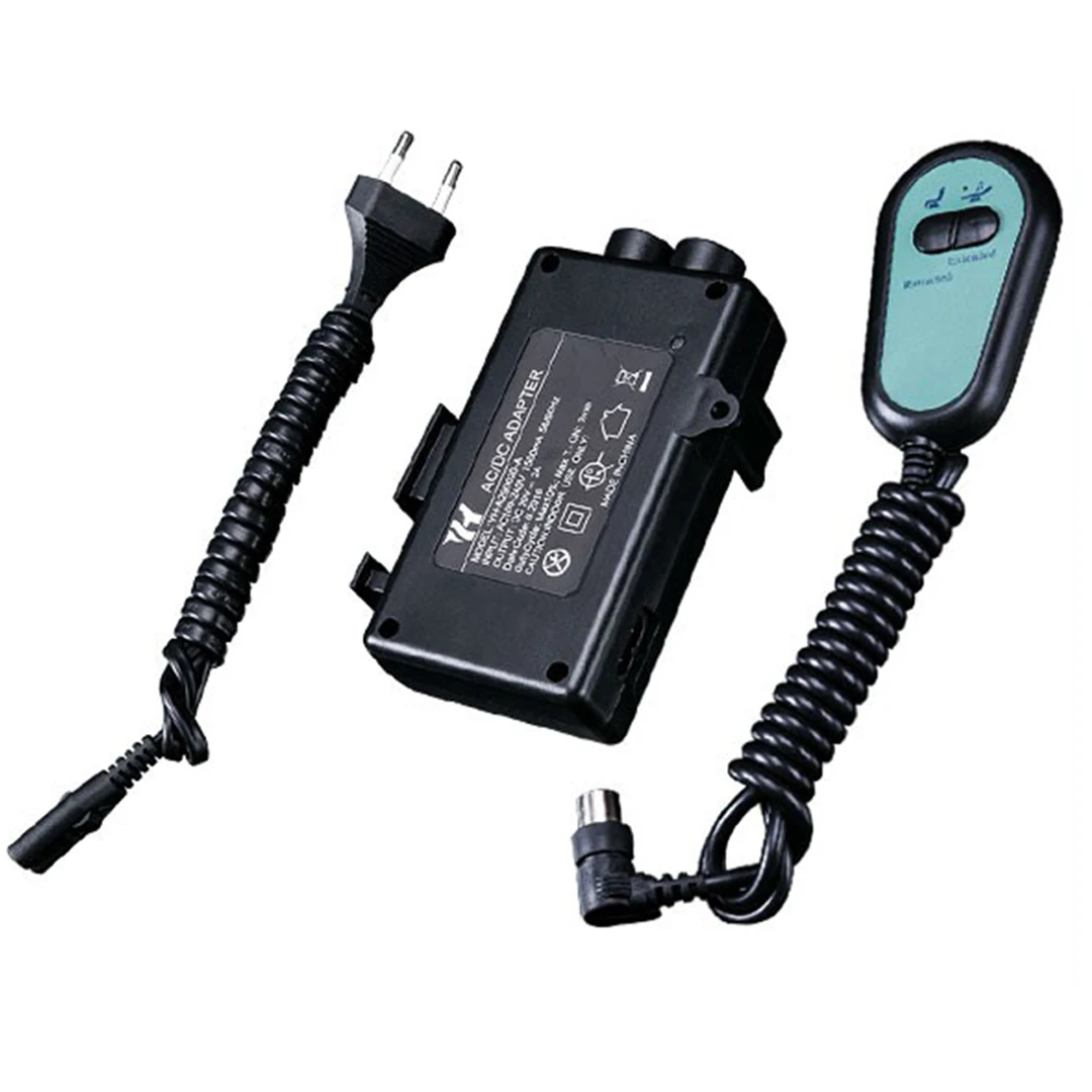 Universal Recliner Power Supply Kit 29V 2A AC/DC Adapter with 2-Button Wired Hand Controller for Electric Sofa Lift Chair Bed