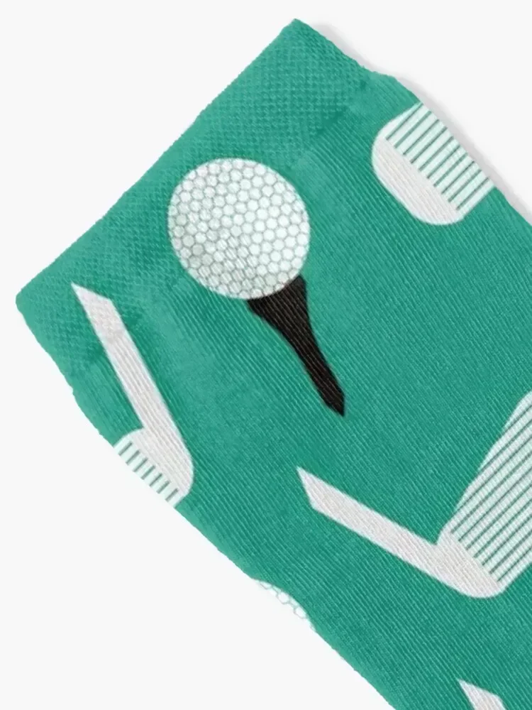جوارب جولف بنمط (أخضر) جوارب رجالية عصرية مضغوطة للرجال والنساء