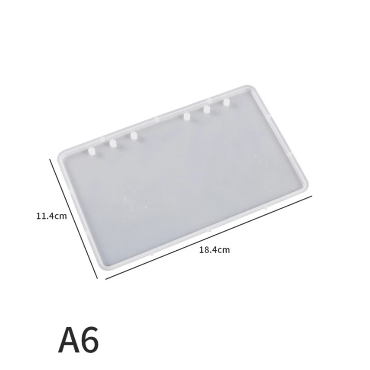 A5 A6 A7 Notebook Cover Transparent Pen Bookmark Resin Silicone Molds Kit