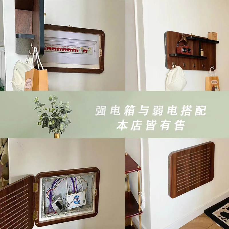 غطاء صندوق العدادات اللوحة الزخرفية خطاف تعليق المعاطف اللكم المجاني المشاهير الإنترنت غطاء فارغ صندوق توزيع قطعة أثرية قبيحة معلقة