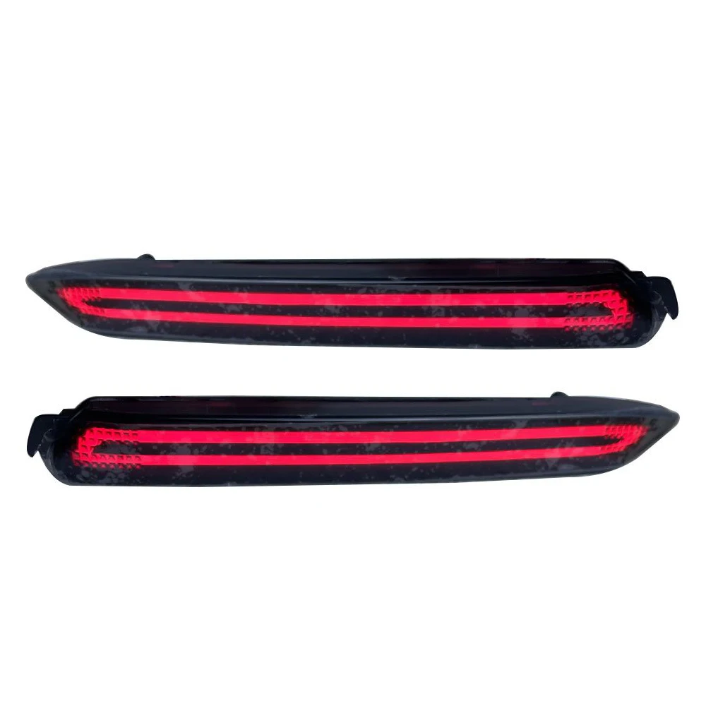 2 Pcs Car Led Rear Brake Light Bumper Lamp For Toyota Camry Rav4 Alphard Velfire Estima Sienna Harrier Fortuner Innova