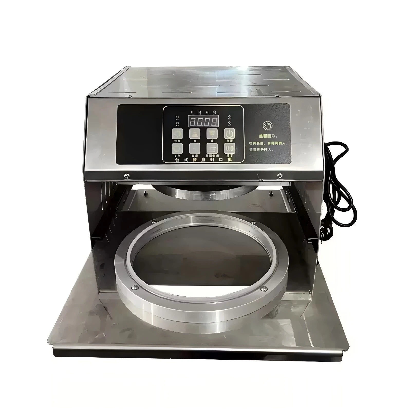 Hot Aluminum Foil Aluminum Cap Aluminum Foil Film Bowl Food Vegetable Sealing Machine Automatic