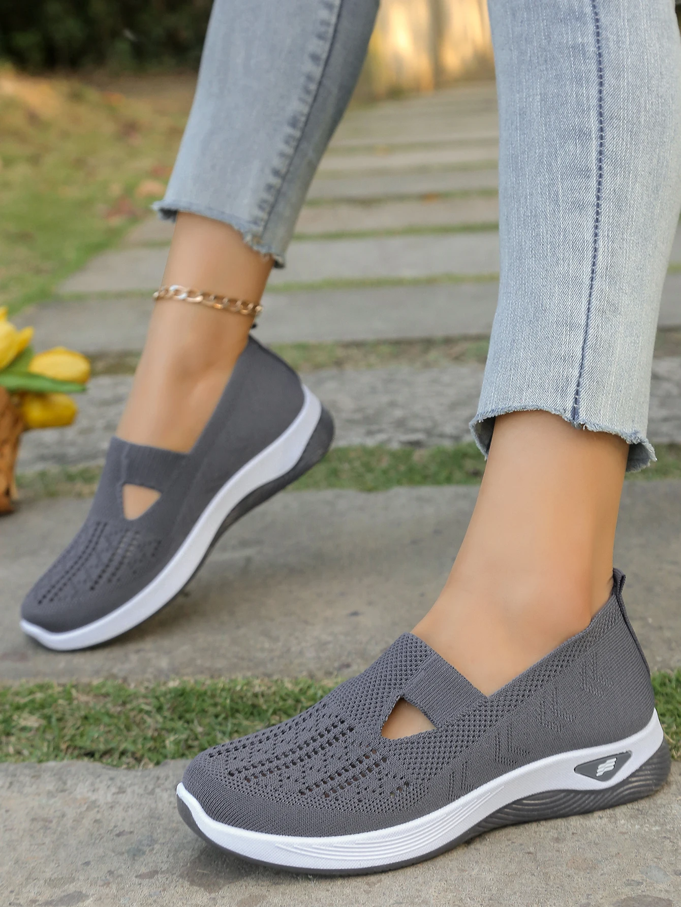 Damen-Sneaker, atmungsaktive Schuhe, Mesh-Low-Top-Schuhe mit weicher Sohle, leichte Damenschuhe, Sommerschuhe für Damen, Schuhe mit kostenlosem Versand – Detail 11
