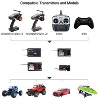 Radiolink 2.4GHz  R8FG R4FGM  RC Receiver Gyro Inside for RC Car Boat Work for Transmitter RC4GS RC6GS T8FB T8S RC8X