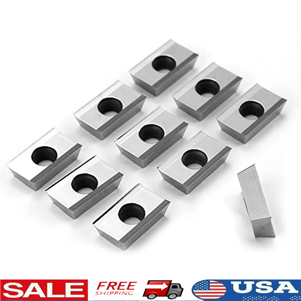 APKT1604 PDFR hardmetalen wisselplaten set van 10 vlakfrees aluminium snijgereedschappen met plastic doos inbegrepen Beste hoog-silicium