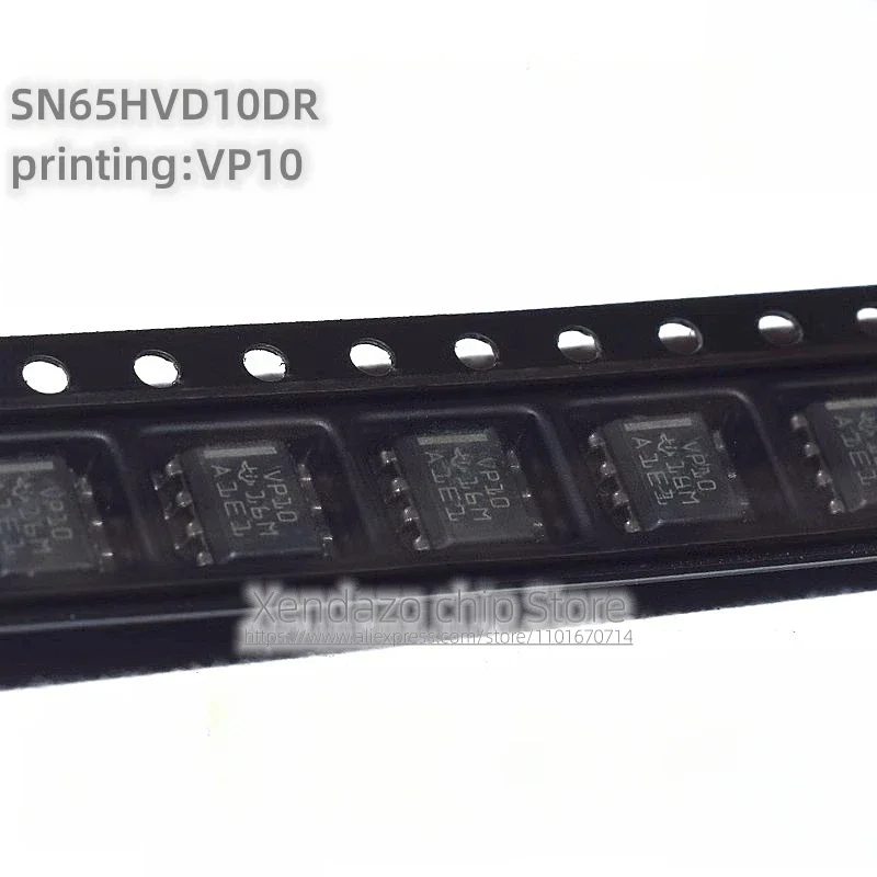 10 قطعة/الوحدة SN65HVD10DR طباعة الشاشة الحريرية VP10 SOP-8 حزمة الأصلي حقيقية RS-485 شريحة الإرسال والاستقبال #1